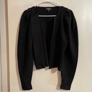 Express Cardigan with Puff Sleeves